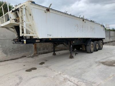 2002 Stas Flat Sided Aggregate Tipping Trailer - 5