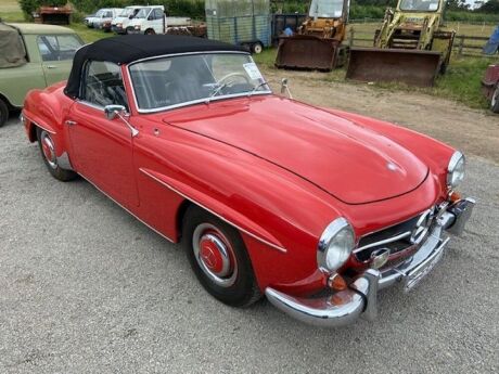 1955 Mercedes SL190 LHD Convertible