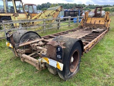 Single Axle Drop-Neck Low Loader