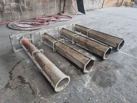 4 x Concrete Post Moulds