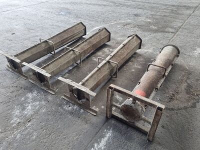 4 x Concrete Post Moulds - 4