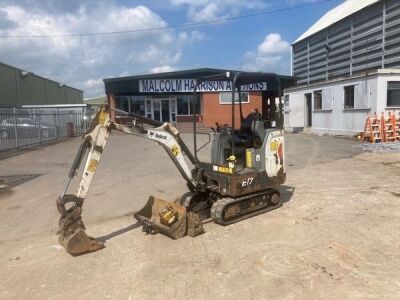 2017 Bobcat E17 Mini Digger 