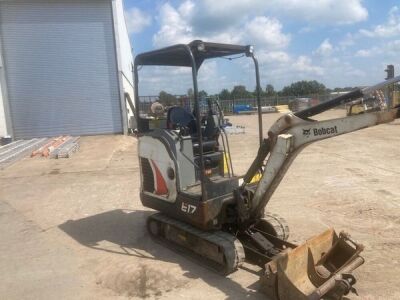 2017 Bobcat E17 Mini Digger  - 4