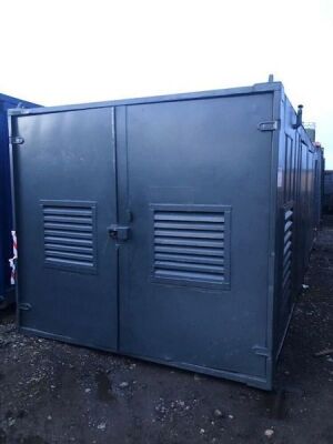28ft x 9ft Chain Lift Vandal Proof Site Container
