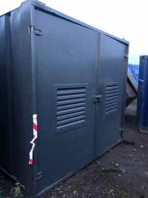 28ft x 9ft Chain Lift Vandal Proof Site Container - 4