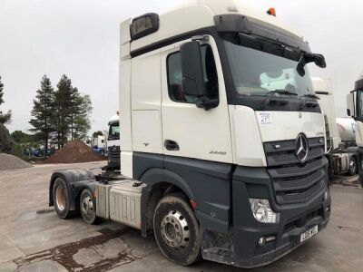 2016 MERCEDES Actros 2448 6x2 Mini Midlift Tractor Unit