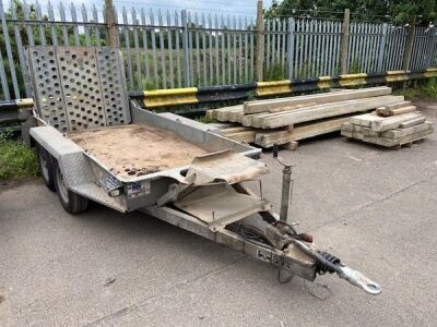 Ifor Williams GH94BT Tandem Axle Drawbar Plant Trailer