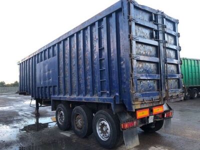 2007 Euro Trailers Triaxle Scrap Spec Tipping Trailer - 3