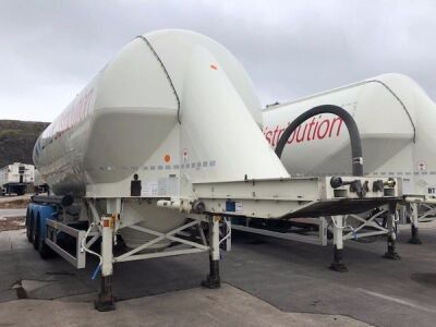 2013 Feldbinder 36m³ 2 Pot Belly Triaxle Tanker Trailer - 2