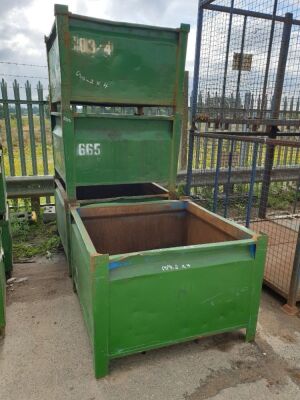 4 x Large Metal Stillage