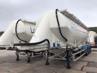 2010 Feldbinder 50m³ 3 Pot Belly Triaxle Tanker Trailer