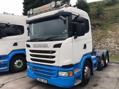 2013 SCANIA G480 Mini Midlift 6x2 Tractor Unit