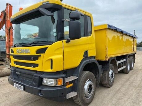 2016 Scania P370  8x4 Weightlifter Body Tipper