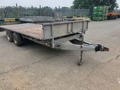 2010 Nugent Tandem Axle Drawbar Plant Trailer