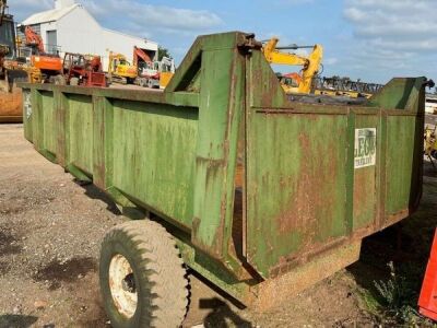 Brian Legg Single Axle Drawbar Agricultural Tipping Trailer - 6