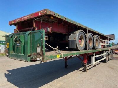 2005 M&G Triaxle Flat Trailer 