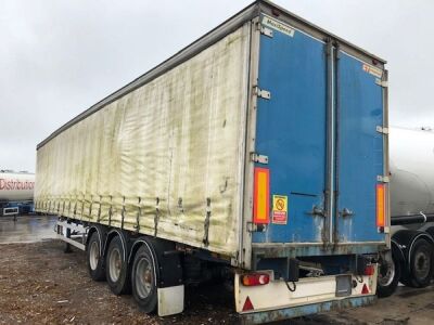 2002 Fruehauf Triaxle Curtainside Trailer - 4