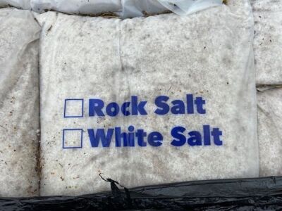 Pallet of Rock Salt - 2