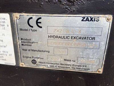 2008 Hitachi ZX210 Excavator - 10