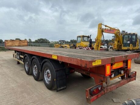 2009 Montracon Triaxle Flat Trailer