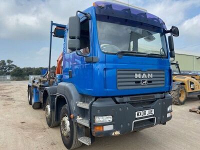 2008 MAN TGA400, 8x4 Big Hook Loader - 2