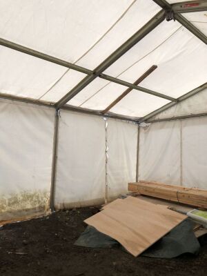 40ft x 20 ft Metal Framed Marquee / Storage Tent - 4