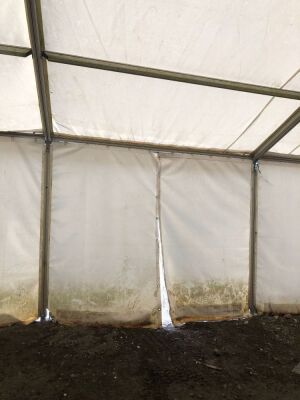 40ft x 20 ft Metal Framed Marquee / Storage Tent - 6