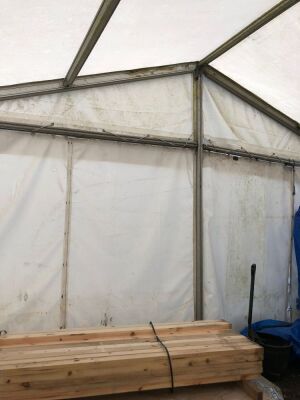 40ft x 20 ft Metal Framed Marquee / Storage Tent - 10