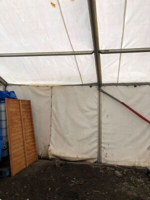 40ft x 20 ft Metal Framed Marquee / Storage Tent - 13