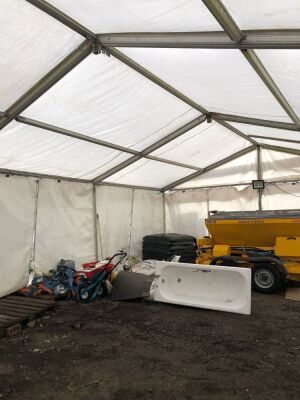 40ft x 20 ft Metal Framed Marquee / Storage Tent - 14