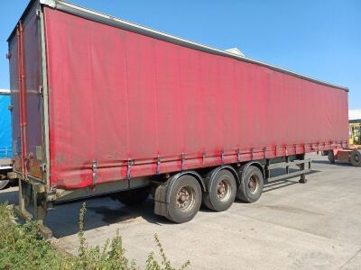 2000 M&G Triaxle Curtsinside Trailer - 3