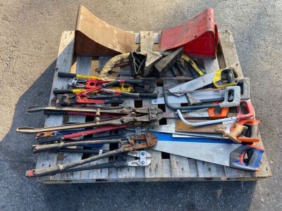 Selection of Chocks, Bow Saws & Bolt Cutters - 2