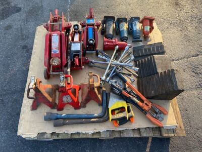 Quantity of Wheel Braces, Bottle Jacks Etc. - 2