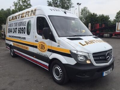 2015 Mercedes 313 CDI LWB HR Sprinter Fitters Van