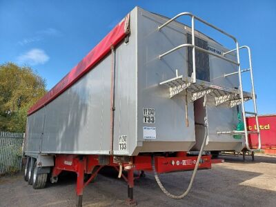 2017 Fruehauf Triaxle 70 Cubic Metre Alloy Tipping Trailer