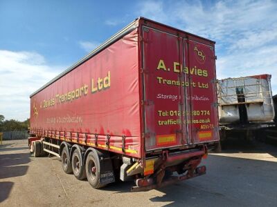 2005 Cartwright Triaxle Curtainside Trailer