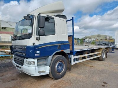 2012 DAF CF 75.310 4x2 Flat Rigid