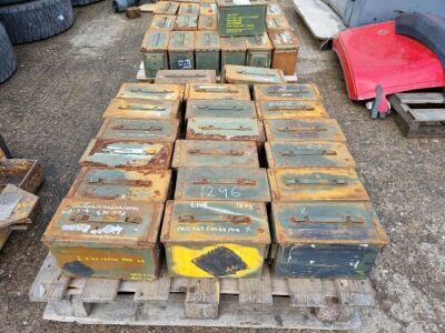 Qty of Ammunition Boxes 