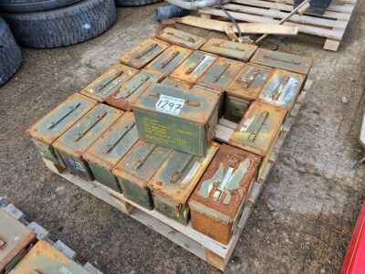 Qty of Ammunition Boxes 