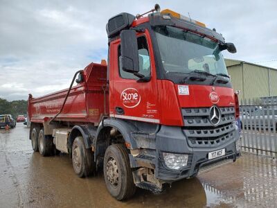 2014 Mercedes 3240 Arocs 8x4 Steel Body Tipper - 2