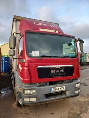 2014 MAN TGM 18 250 4x2 Curtainsider