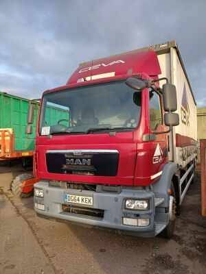 2014 MAN TGM 18 250 4x2 Curtainsider