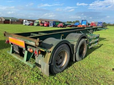 1997 Colin Hutton Group 20F Tandem Axle Skeletal Trailer