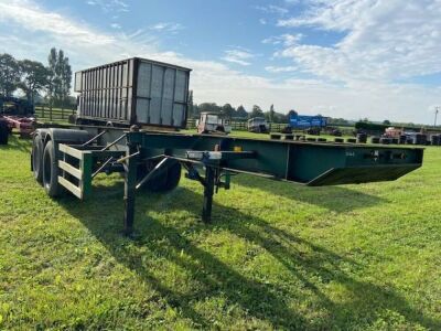 1997 Colin Hutton Group 20F Tandem Axle Skeletal Trailer - 11