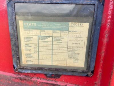 1977 Tasker Tandem Axle 20ft Skeletal Trailer  - 12