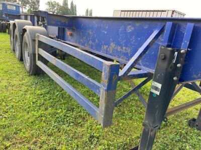 1988 Peak Triaxle 40ft Skeletal Trailer  - 4