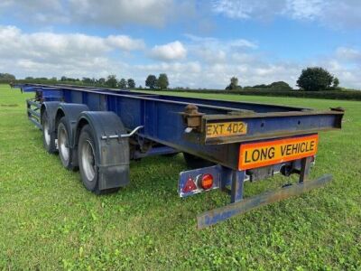 1988 Peak Triaxle 40ft Skeletal Trailer  - 7