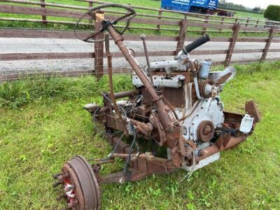 Albion 4 Cyl Diesel Engine and Gearbox in Chassis Section 