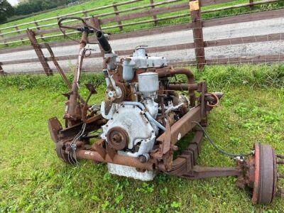 Albion 4 Cyl Diesel Engine and Gearbox in Chassis Section  - 2