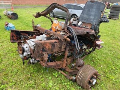 6 Cyl AEC Engine and Gearbox in Front Chassis Section  - 6